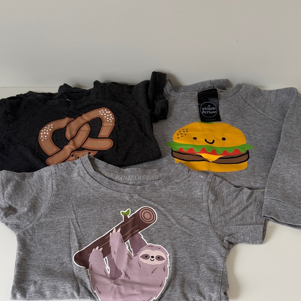 whistle & flute Kids bundle Graphic Tees and sweater